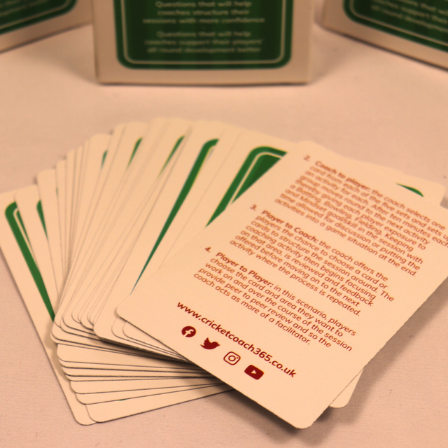 Cricket Coach 365 Coaching Cards