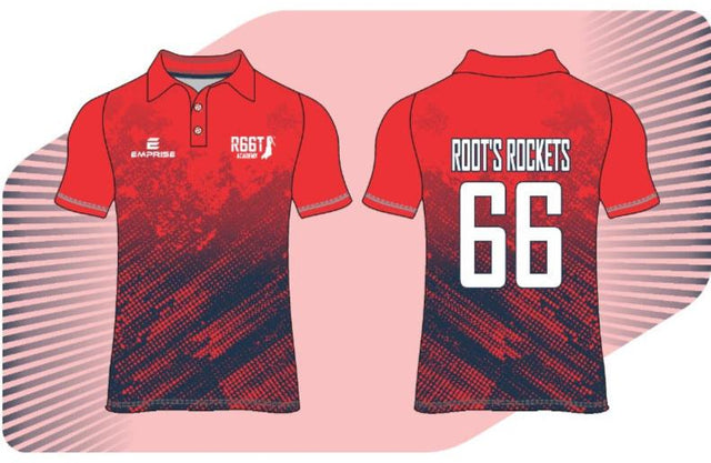 R66T Academy T20 Cricket Shirt - Root's Rockets