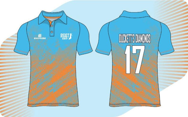 R66T Academy T20 Cricket Shirt - Duckett's Diamonds