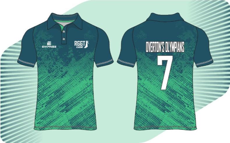 R66T Academy T20 Cricket Shirt - Overton's Olympians