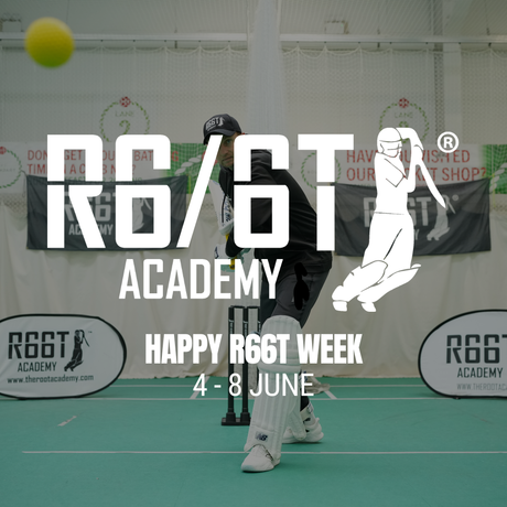 Joe Root on a dark, transparent background with the R66T Academy logo split to showcase R66T Day