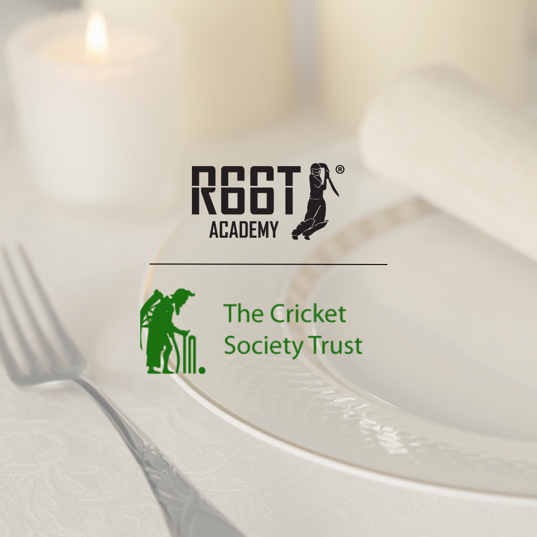 The R66T Academy logo and The Cricket Society Trust logo in unison for the Trueman State School League