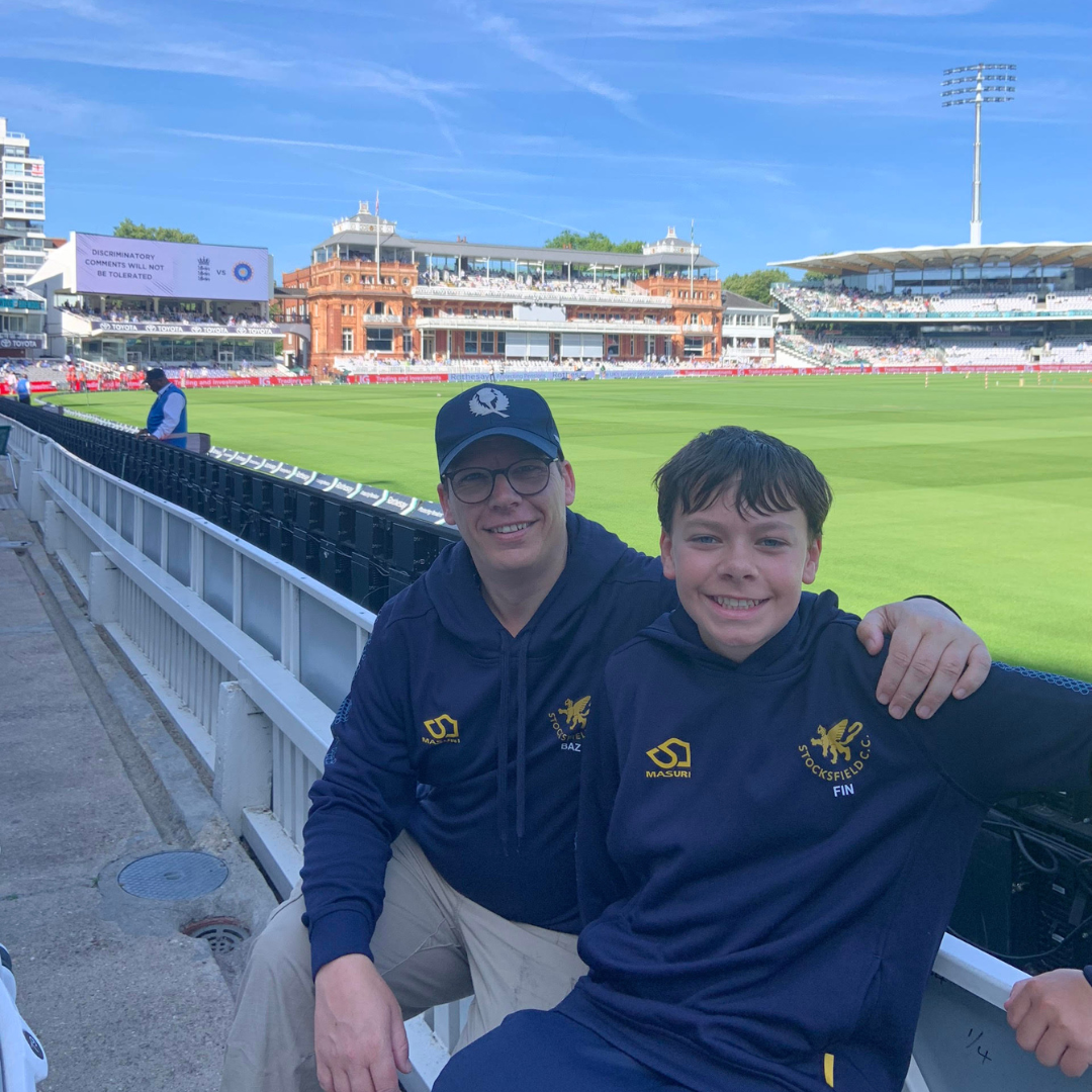 Member in ground at Lords Cricket Ground