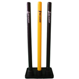 R66T Academy Cricket Stumps - Rubber Cricket Stumps (yellow)